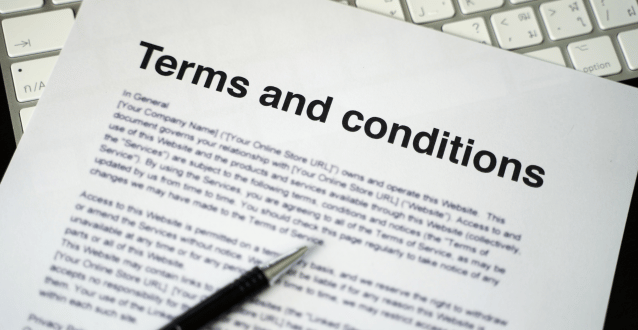 Terms & conditions